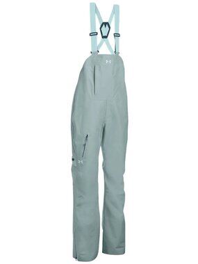 Under Armour GORE-TEX waterproof snowboard / ski bibs, blue, medium